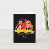 Till Death Do Us Part Sugar Skull Bruid Gr Kaart (Voorkant)