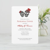 Till Death Do Us Part Uitnodiging voor een diner t (Staand voorkant)