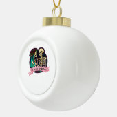 Till Death Do Us Part Valentijn Art - Spooky Schat Keramische Bal Ornament (Rechts)