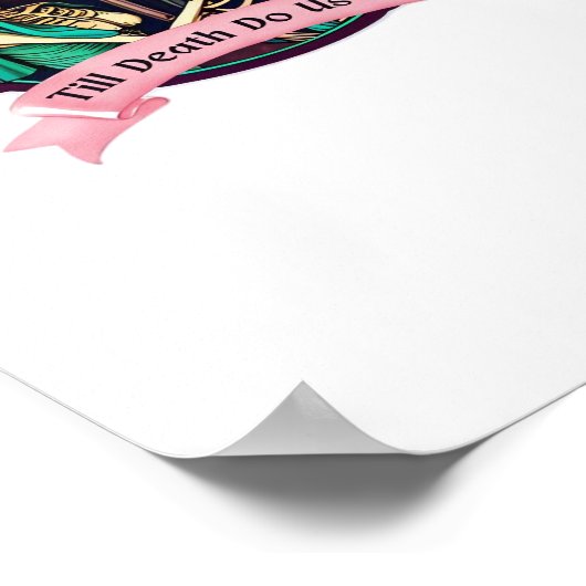 Till Death Do Us Part Valentijn Art - Spooky Schat Poster (Hoek)