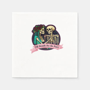 Till Death Do Us Part Valentijn Art - Spooky Schat Servet