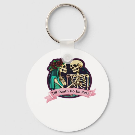 Till Death Do Us Part Valentijn Art - Spooky Schat Sleutelhanger (Voorkant)