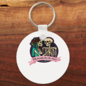 Till Death Do Us Part Valentijn Art - Spooky Schat Sleutelhanger (Voorkant)