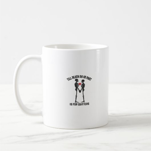 Till Death Do Us Part Valentijn Design Koffiemok (Links)