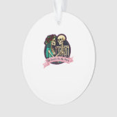 Till Death Do Us Part Valentine Art – Spooky Cute  Ornament (voorkant)