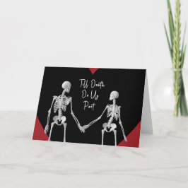 Till Death Do Us Part Valentine's Day Card opt1 Bedankkaart