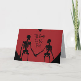 Till Death Do Us Part Valentine's Day Card opt6 Bedankkaart