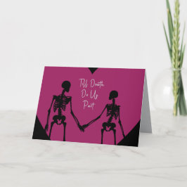 Till Death Do Us Part Valentine's Day Card opt8 Bedankkaart