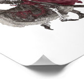 Till Death Do Us Part Victoriaans Skeleton Paar Poster (Hoek)