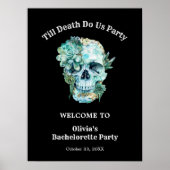 Till Death Do Us Part Vrijgezellenfeest Welkom Poster (Voorkant)