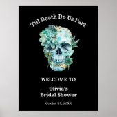 Till Death Do Us Part Vrijgezellenfeest Welkom Poster (Voorkant)