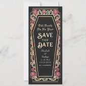 Till Death Do Us Part Zwarte Gothic Bewaar de datu Kaart (Voorkant)