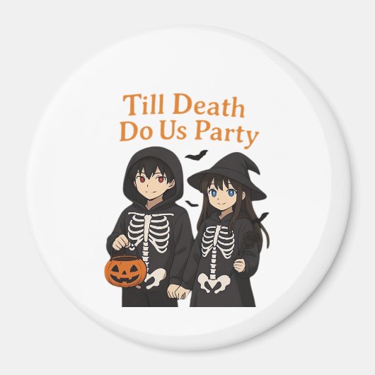 Till Death Do Us Party - Anime Halloween-koppel CL Magneet (Voorkant)