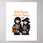 Till Death Do Us Party - Anime Halloween-koppel CL Poster (Voorkant)