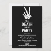 Till Death Do US Party Bachelorette Weekend Party Kaart (Voorkant)