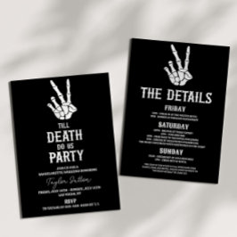 Till Death Do US Party Bachelorette Weekend Party Kaart