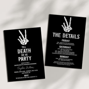 Till Death Do US Party Bachelorette Weekend Party Kaart
