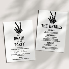 Till Death Do US Party Bachelorette Weekend Party Kaart