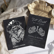 Till Death Do Us Party Black Tarot Gothic Wedding