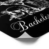 Till Death Do Us Party Funny Skeleton Drinking Che Poster (Hoek)