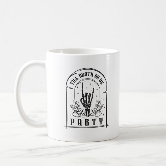 Till Death Do Us Party Gifts Retro Bachelorette Ha Koffiemok (Links)
