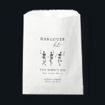 Till Death Do US Party Hangover Kit Bedankzakje<br><div class="desc">Dit eenvoudige maar superchique uitnodigingsontwerp heeft dansende skeletten en een spookachtig thema.</div>