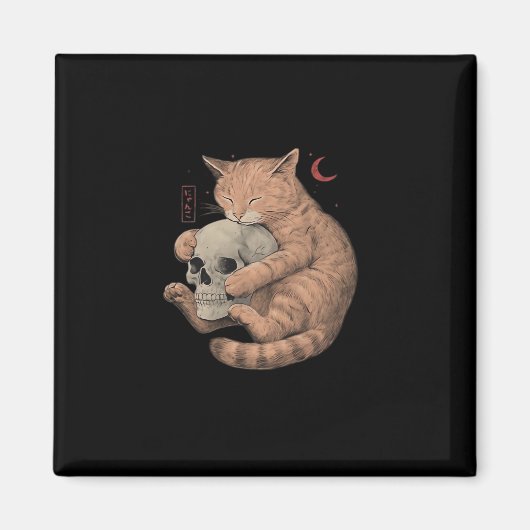 Till Death Do Us Party Kattenschedel Klassiek Magneet (Voorkant)