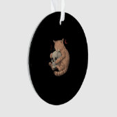 Till Death Do Us Party Kattenschedel Klassiek Ornament (voorkant)