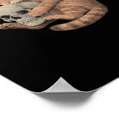 Till Death Do Us Party Kattenschedel Klassiek Poster (Hoek)