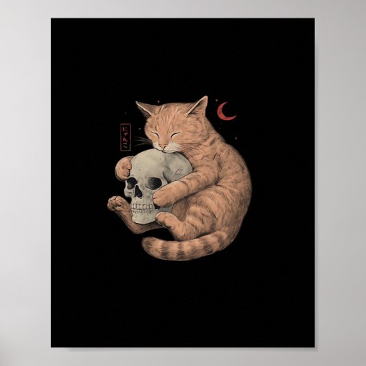 Till Death Do Us Party Kattenschedel Klassiek Poster (Voorkant)