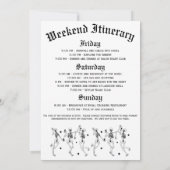 Till Death Do US Party Skeleton Bachelorette Kaart (Achterkant)