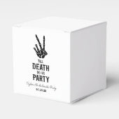 Till Death Do US Party Skeleton Bachelorette Party Bedankdoosjes (Voorkant Zijde)