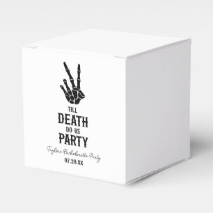 Till Death Do US Party Skeleton Bachelorette Party Bedankdoosjes