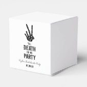 Till Death Do US Party Skeleton Bachelorette Party Bedankdoosjes (Achterkant)
