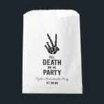 Till Death Do US Party Skeleton Bachelorette Party Bedankzakje<br><div class="desc">Dit is een Till Death Do US Party Gothic Spooky Skelet Bachelorette Party Favor Bags!</div>
