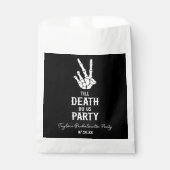 Till Death Do US Party Skeleton Bachelorette Party Bedankzakje (Voorkant)