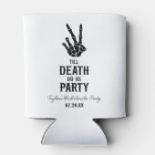 Till Death Do US Party Skeleton Bachelorette Party Blikjeskoeler (Achterkant)