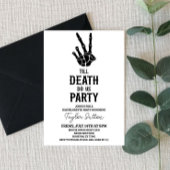 Till Death Do US Party Skeleton Bachelorette Party Kaart