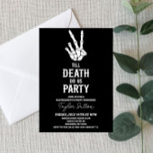 Till Death Do US Party Skeleton Bachelorette Party Kaart