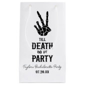 Till Death Do US Party Skeleton Bachelorette Party Klein Cadeauzakje (Voorkant)