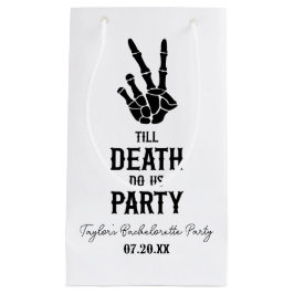 Till Death Do US Party Skeleton Bachelorette Party Klein Cadeauzakje