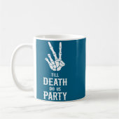 Till Death Do Us Party Skeleton Bachelorette Party Koffiemok (Links)
