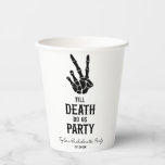 Till Death Do US Party Skeleton Bachelorette Party Papieren Bekers<br><div class="desc">Dit is een Till Death Do US Party Gothic Spooky Skelet Bachelorette Party Paper Cups!</div>