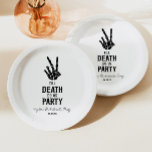 Till Death Do US Party Skeleton Bachelorette Party Papieren Bordje<br><div class="desc">Dit is een Till Death Do US Party Gothic Spooky Skelet Bachelorette Party Papier Borden!</div>