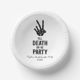 Till Death Do US Party Skeleton Bachelorette Party Papieren Kommen