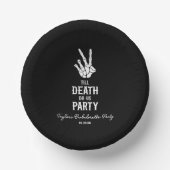 Till Death Do US Party Skeleton Bachelorette Party Papieren Kommen (Voorkant)
