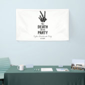 Till Death Do US Party Skeleton Bachelorette Party Spandoek (Beurs)