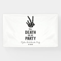 Till Death Do US Party Skeleton Bachelorette Party