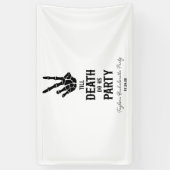 Till Death Do US Party Skeleton Bachelorette Party Spandoek (Verticaal)
