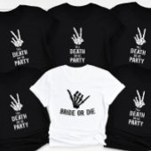 Till Death Do US Party Skeleton Bachelorette Party T-shirt